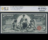 Fr. 247 1896 $2 Silver Certificate PCGS 40PPQ